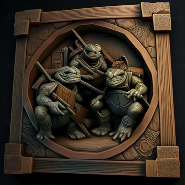 3D model Teenage Mutant Ninja Turtles 2003 game (STL)